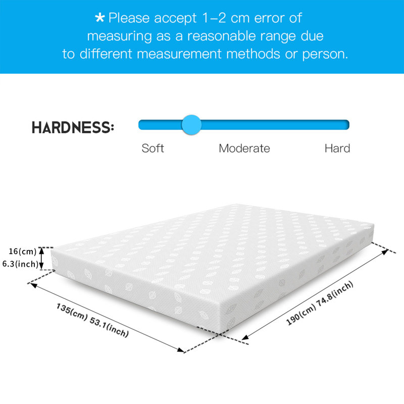 White Noise Mattress, Double (4'6)