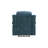 Light Blue Fluffy Fabric Manual Recling Chair-512393918