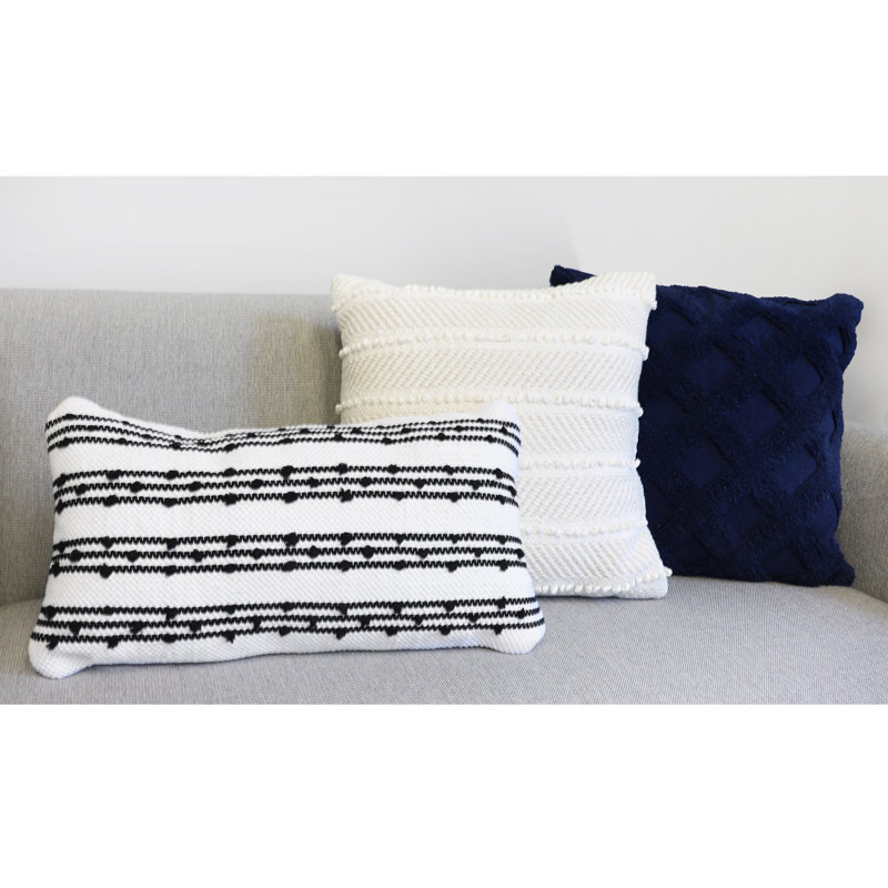 Cotton 20'' Throw Pillow