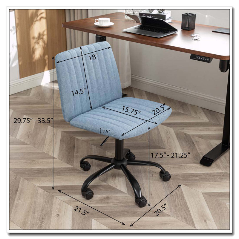 Chaise de bureau Masar, Blue