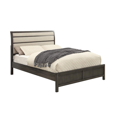 Cayer Upholstered Sleigh Bed