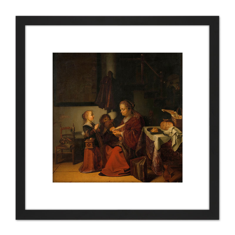 Breakfast Children Bread by Karel Slabbaert - Single Picture Frame Painting