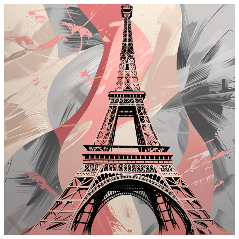 Housse de couette Tour Eiffel Bedding Architecture Modern, Lit simple