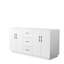 Ensemble de meuble-lavabo double autoportant 66 po avec plateau en quartz Elan TK-108352057-108352055-108352052