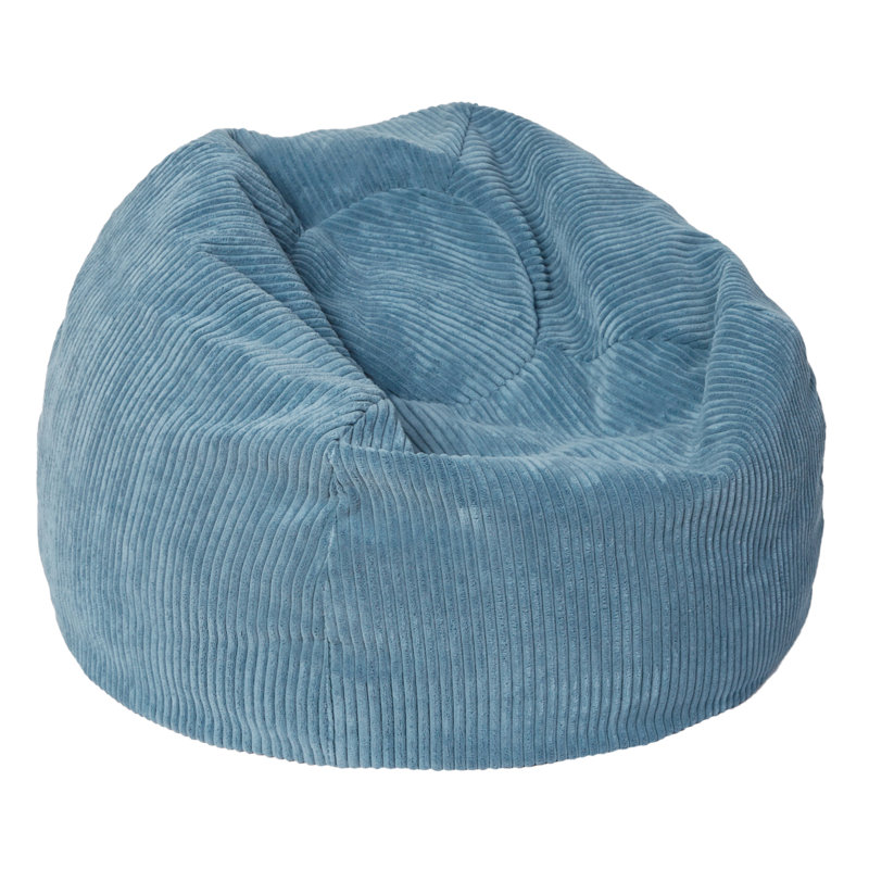 Bean Bag Lounger, Barrett Turquoise Corduroy