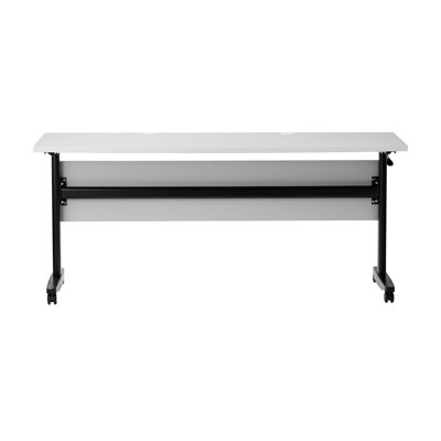 Commercial Nesting Flip Training Table With Steel Frame And T-Legs