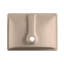 Lavabo de meuble-lavabo rectangulaire encastré en céramique 18 po x 18 po avec trop-plein encastré 18 po x 13 po