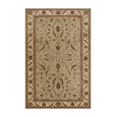 Machine Washable Persian Brown Area Rug