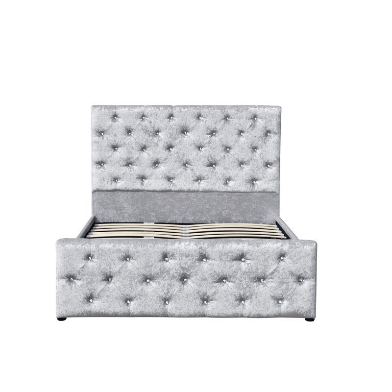Kaylee Upholstered Ottoman Storage Bed, Kingsize (5')