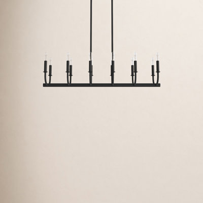 Gilmour Dimmable Stainless Steel 12-Light Pendant