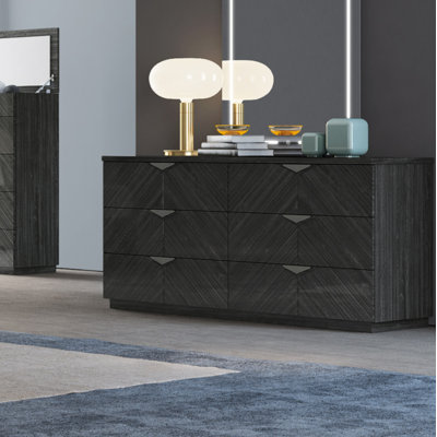 Commode double 6 tiroirs Bacote