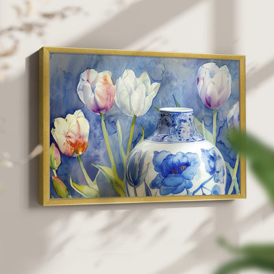 Floral Series-CIV -Framed Print - Restickable
