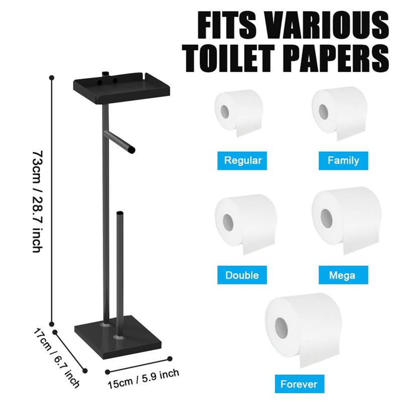 Gelilah Free Standing Toilet Paper Holder