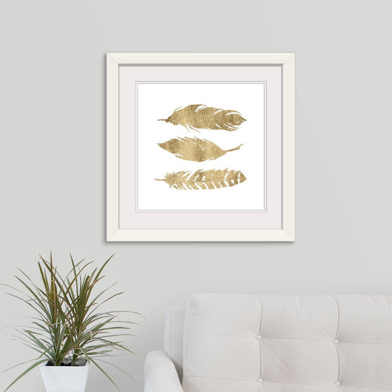 « golden quote iv », impression estampe numérique, H 24 po x l 24 po x P 1 po, Cadre blanc
