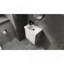 Ensemble de meuble-lavabo mural 20 po avec lavabo en céramique, armoire de rangement avec portes, ensemble d'armoire de salle de bain
