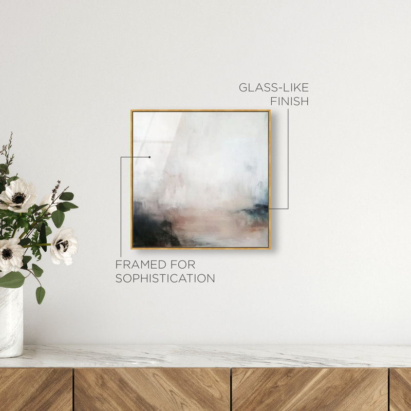 Abstract painting High-Gloss Frameless Acrylic Glass Wall Art Abstract Print by Oliver Gal, Ready to Hang, 12 x 12