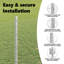 Vidaxl Fence With Posts Steel-116797750-116797754