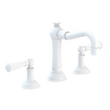 Jacobean Widespread Bathroom Faucet with Drain Assembly