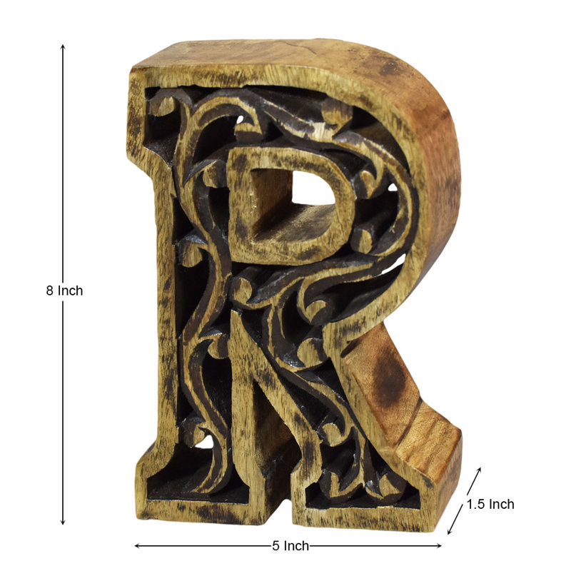 Alphabet écologique, R, Brun héritage sculpté
