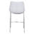 Upholstered Counter Stool with Metal Frame-1943868855-1943715595