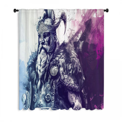 Rideaux de fenêtre Viking Warrior