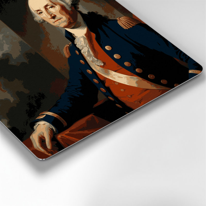 États-Unis, Washington, art mural en métal brun