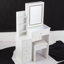 Table de coiffeuse avec tabouret rembourré Jamie-178882441