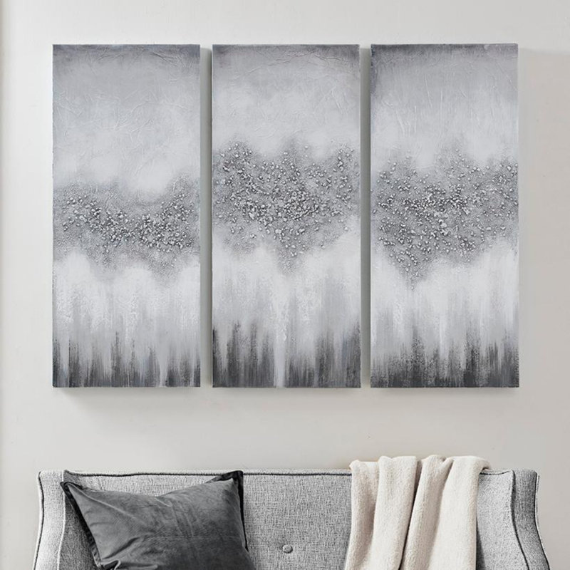 Ensemble d'art mural en toile embelli