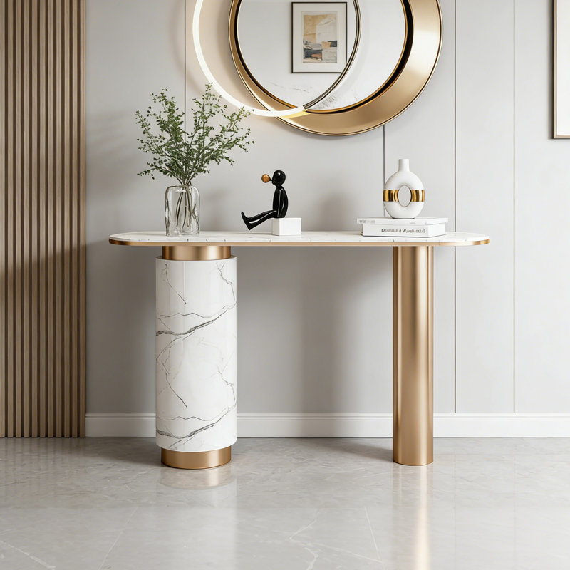 Console créative de style italien, H 33,46 po x l 39,37 po x P 13,78 po