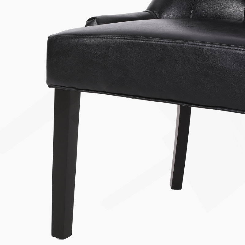 CHENEY DINING CHAIR - KD MP2（Set Of 2）, Black