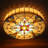 Mazhar Glass Flush Mount