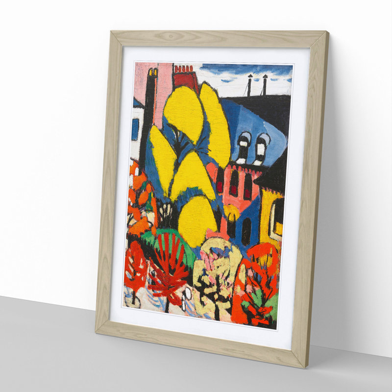 Trees by Henry Lyman Sayen - Picture Frame Painting, Oak, 48cm H x 36cm W x 2cm D