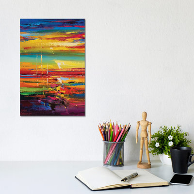 Abstract Seascape XIV - Wrapped Canvas Print