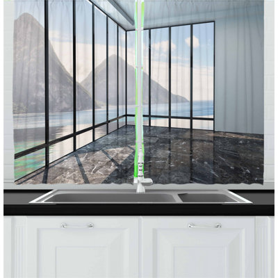 Pointed Kitchen Curtain