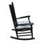 Chaise berçante en bois massif-1726632162