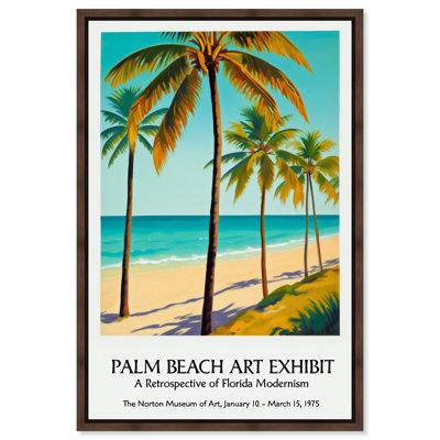 "Retrospective", reproduction d'art sur toile encadrée par Art Remedy, cadre en noyer, 16 x 24