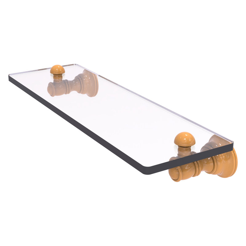 Tablette flottante Carolina, H 2,4 po x l 16 po x P 5,54 po, Jaune doré