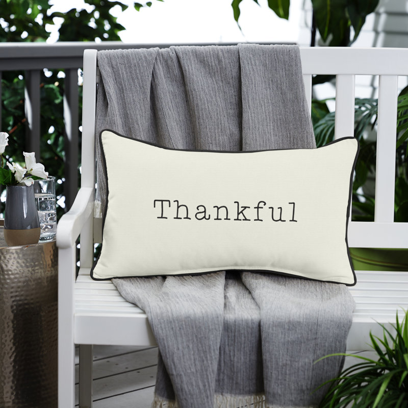  Housse et insert de coussin rectangulaire reconnaissable Sunbrella
