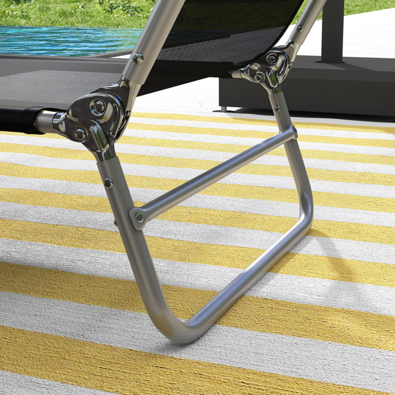 Oddvin 182cm Long Reclining Double Sun Lounger