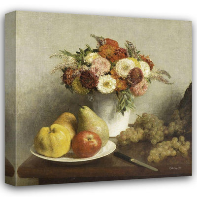 Art sur toile tendue avec Alcott Hill® Stellar Design Studio, titré: Vintage Still, Life