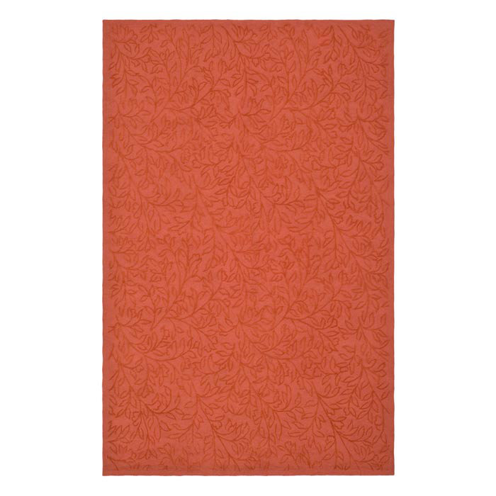 Tapis crocheté à la main Spronia Sprig, Rectangle 8 pi 6 po x 11 pi 6 po