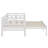 Twin Extending Bed Frame With A Pull Out Trundle, Sofa Bed With Wood Slat Support
