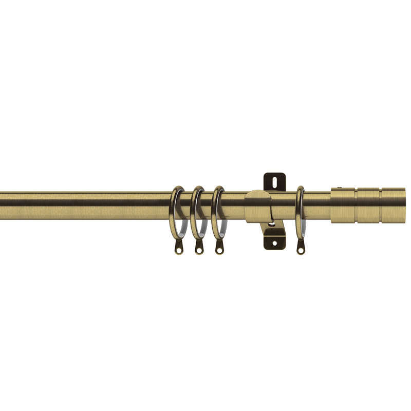 Curtain Track/Rail, 2.8cm, Antique Brass, 240cm