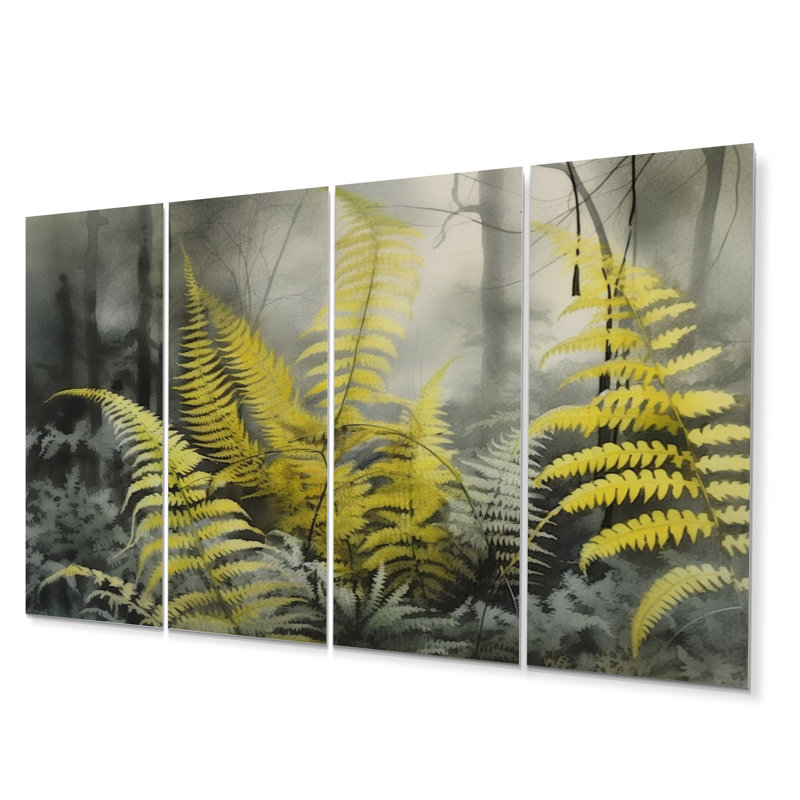 Farmhouse Plants & Flowers Wall Decor on Metal