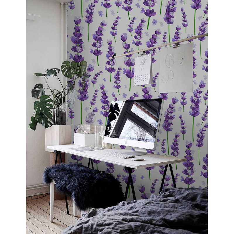 Lexie Matte Peel & Stick Wall Mural, 416 x 254cm