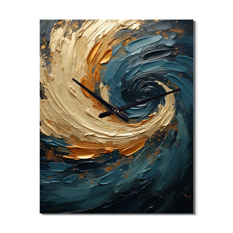 Horloge murale Golden Sapphire Surge II, Petit