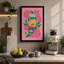 Cheerful Garden Friend Modern - Print-136775299-136775303