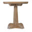 Vineyard Row Round Pedestal End Table