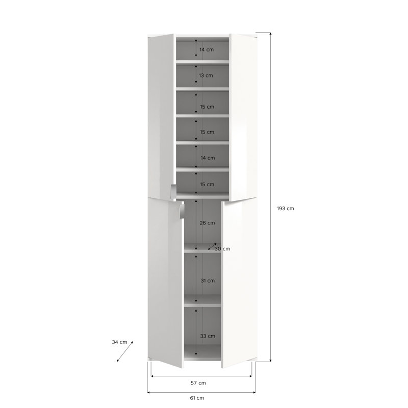 Lutton 3 Door Wardrobe