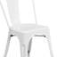 Commercial GradeMetal Indoor-Outdoor Stackable Chair-256719316